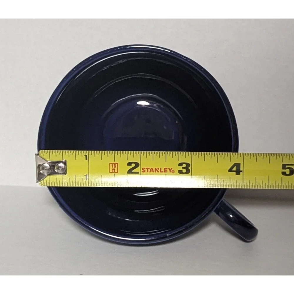 Jay Willfred Andrea‎ by Sadek Cobalt Blue Cup & Saucer (2) Floral Motif Portugal